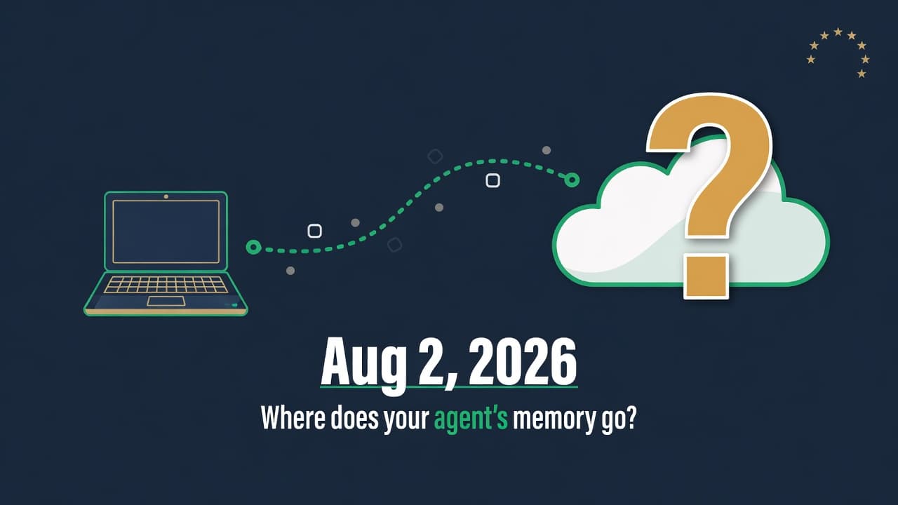 EU AI Act, August 2: Where Does Your AI Agent's Memory Actually Go?