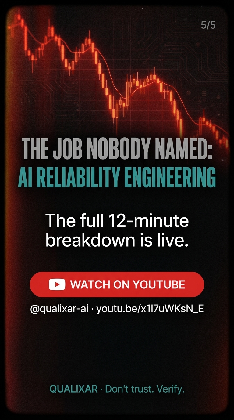 A graphic depicting the AI Reliability Engineering role: sitting at the intersection of model capability, production reliability, and token cost governance