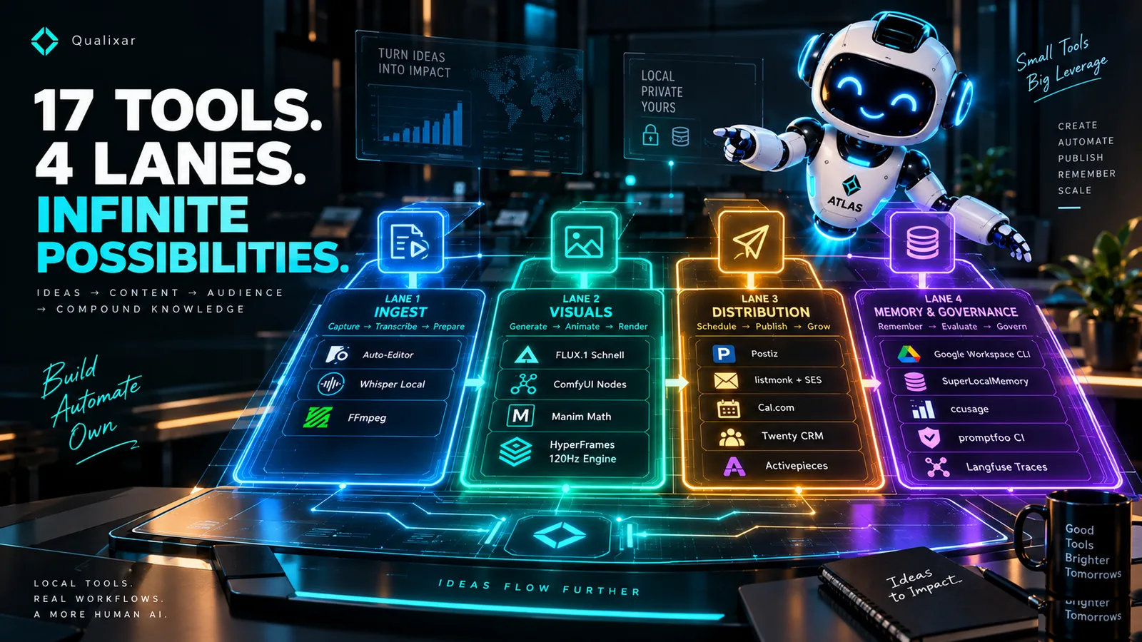 Qualixar AI Content Studio Technical Architecture Blueprint