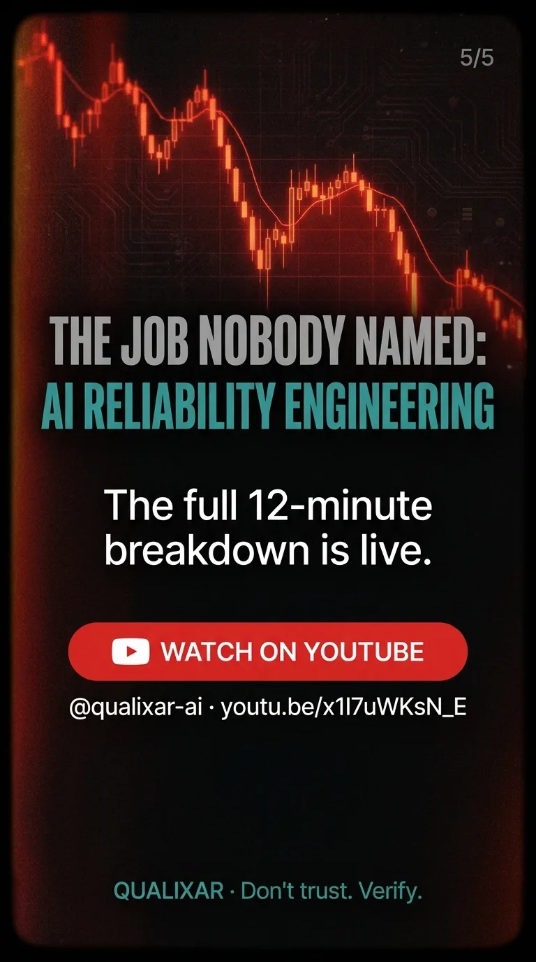 A graphic depicting the AI Reliability Engineering role: sitting at the intersection of model capability, production reliability, and token cost governance